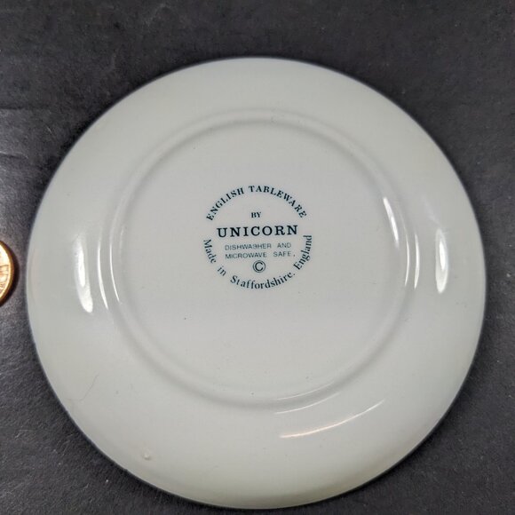 English Tableware by Unicorn - 4" round butter/trinket dish - Picture 2 of 2